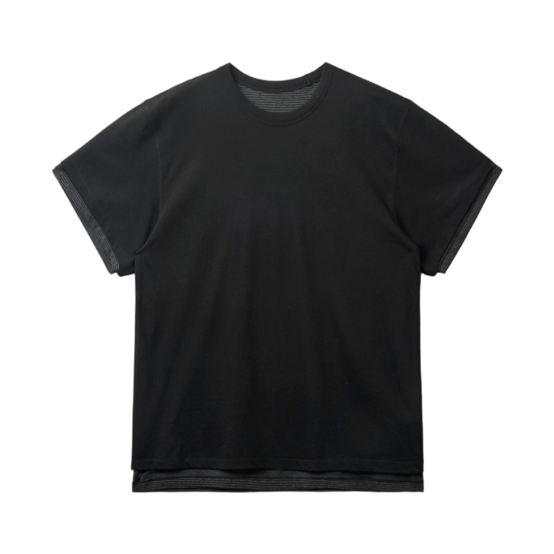 해칭룸 투 페이스 티셔츠 1/2 블랙(Hatchingroom Two Face T-Shirt 1/2 Black) - 1