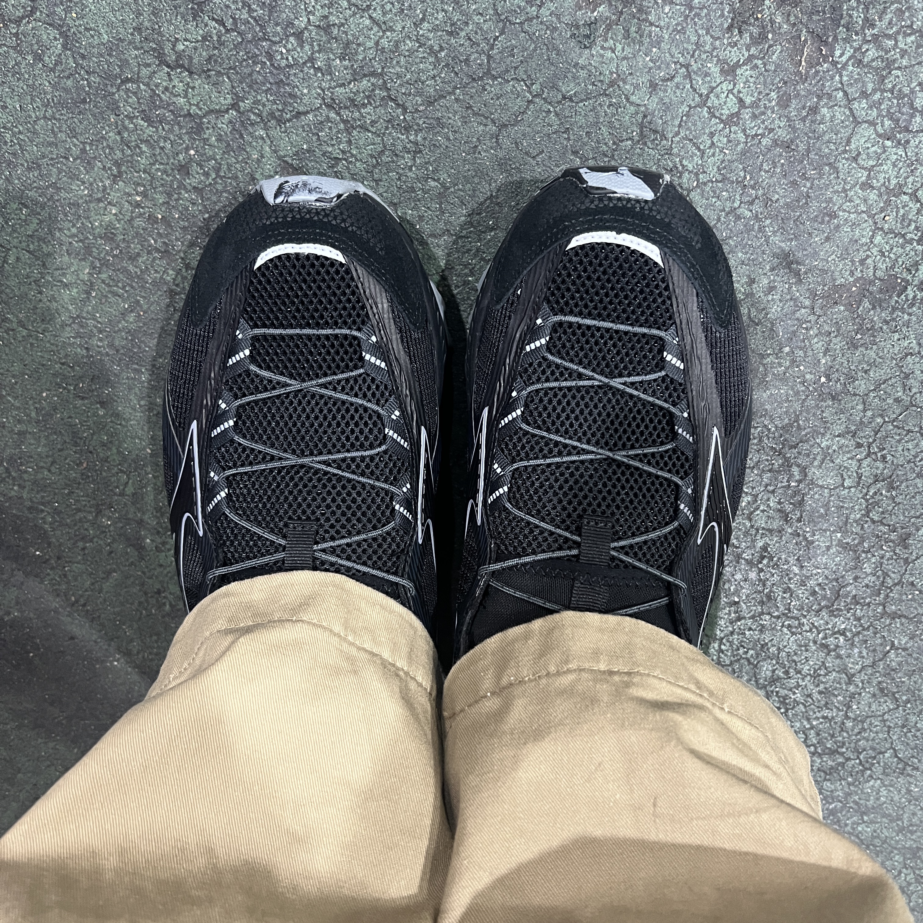 Mizuno Racer Trail SE V2 Black 착용 스타일