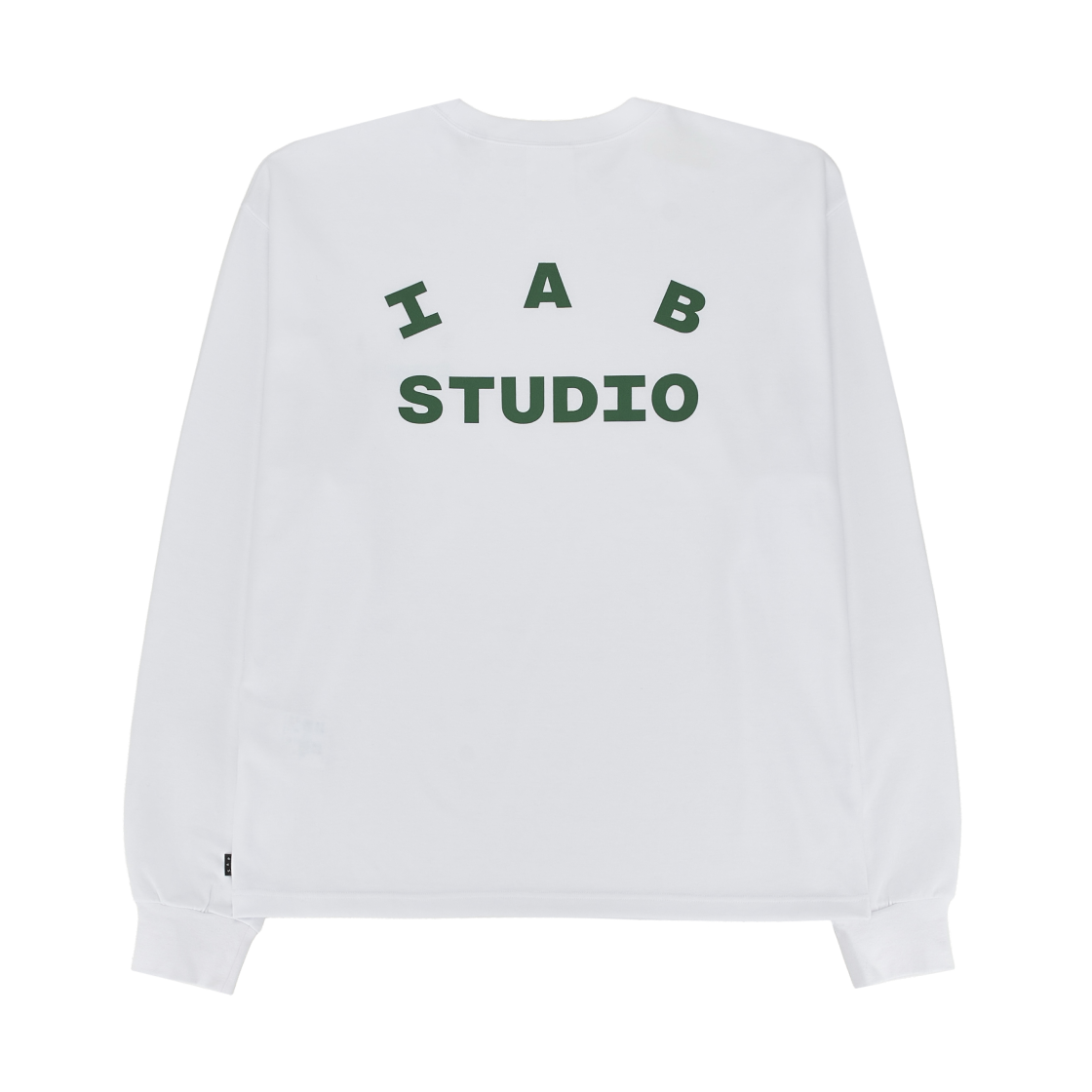 아이앱 스튜디오 롱슬리브 화이트 딥 그린(IAB Studio Long Sleeve White Deep Green) - 2