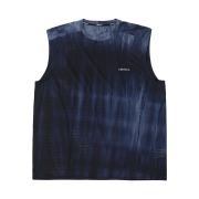 negative split club AirVent Tie-Dyeing Racing Singlet Blue