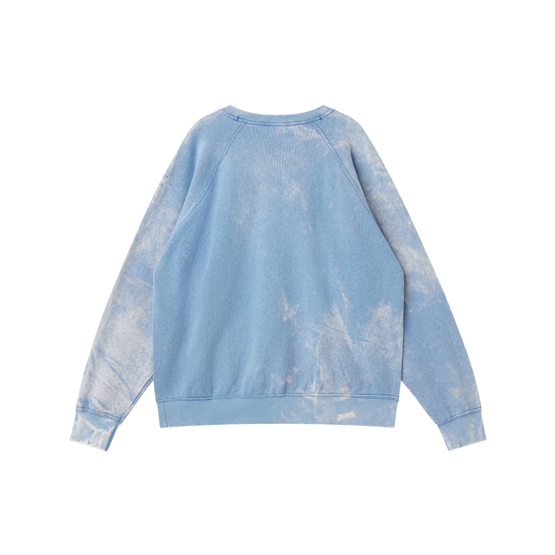 와일드 동키 타이거 래글런 슬리브 크루넥 블리치드 로얄 - 26FW(Wild Donkey Tiger Raglan Sleeves Crewneck Bleached Royal - 26FW) - 2