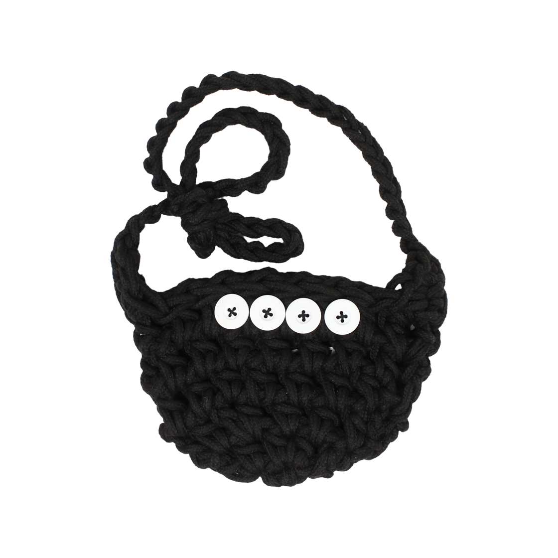 키미저리 핸드메이드 미니 마우스 백 블랙(Keymisery Handmade Mini Mouse Bag Black)