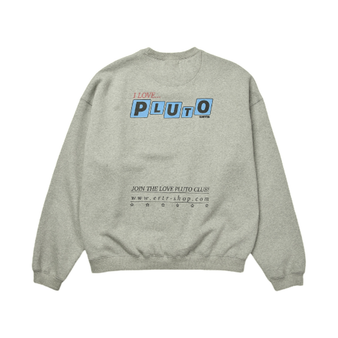 이알티알 플루토 클럽 스웨트셔츠 그레이(ERTR Pluto Club Sweatshirt Grey) - 2