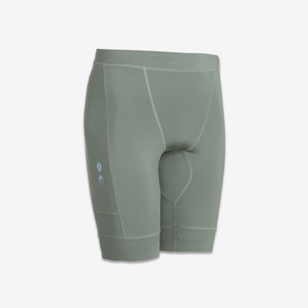 아틀라스 콜렉티프 일루미 트랙스 V2 남성 러닝 하프 타이즈 올리브(Atlas COLLECTIF Illumi Trax V2 MENS Running Half Tights OV) - 4