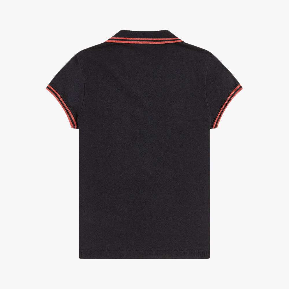프레드페리 x 에이미와인하우스 포켓 디테일 니트 셔츠 블랙 화이트(Fred Perry x Amy Pocket Detail Knitted Shirt Black) - 6