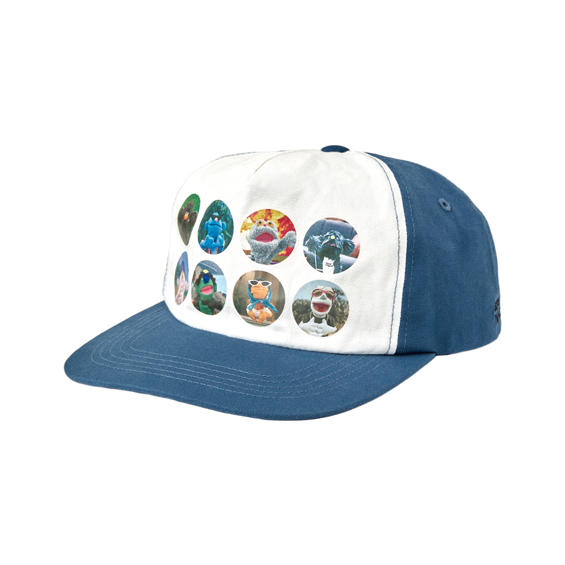 예스아이씨 키딩 헤즈 캡 블루(YESEYESEE Kidding Heads Cap Blue)