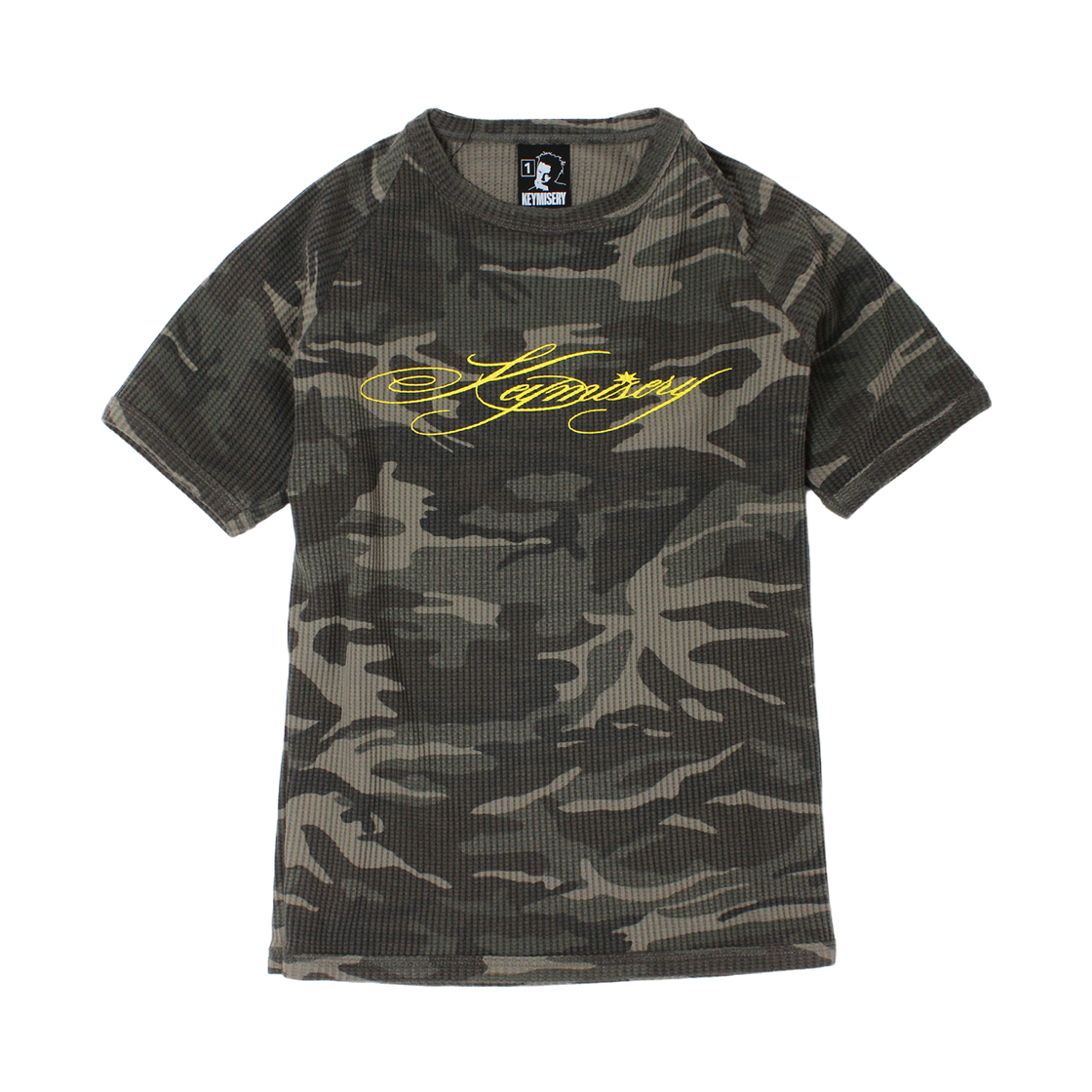 키미저리 블라스트 로고 와플 티셔츠 카모(Keymisery Blast Logo Waffle T-Shirt Camo)
