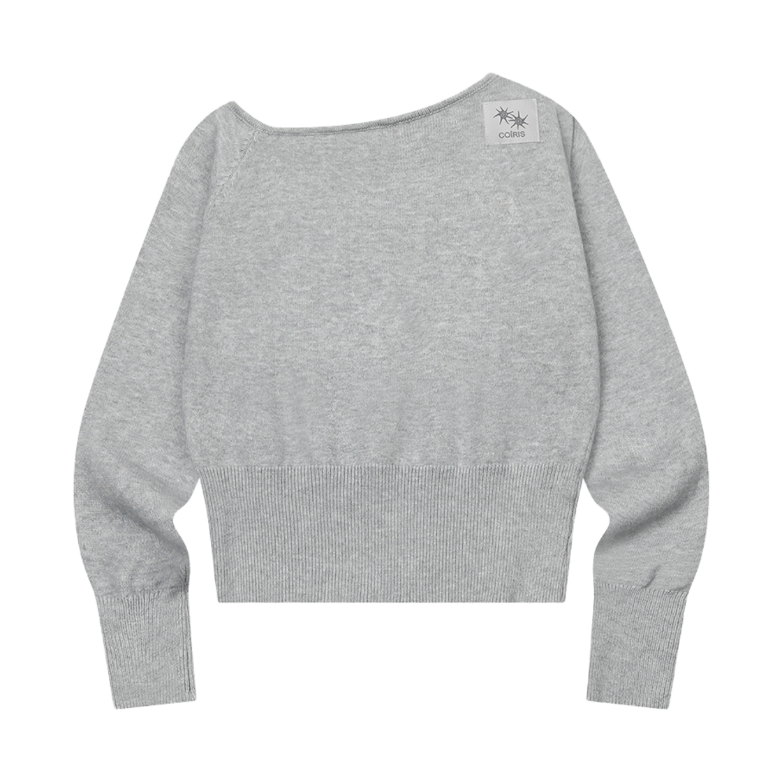 코이리스 베온 원 숄더 니트 그레이(Coiris Beon One Shoulder Knit Gray) - 2