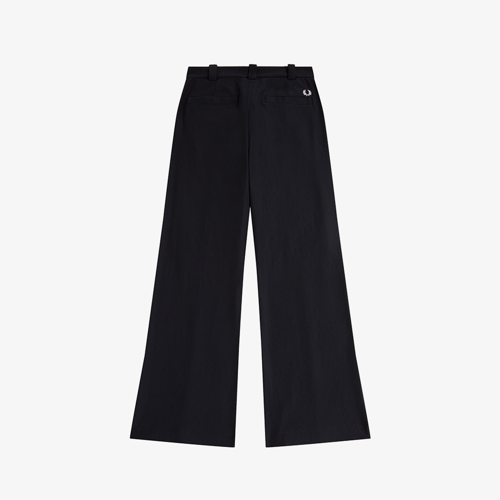 프레드페리 우먼즈 립 트리코트 트라우저 블랙(Fred Perry Womens Rib Tricot Trousers Black) - 6
