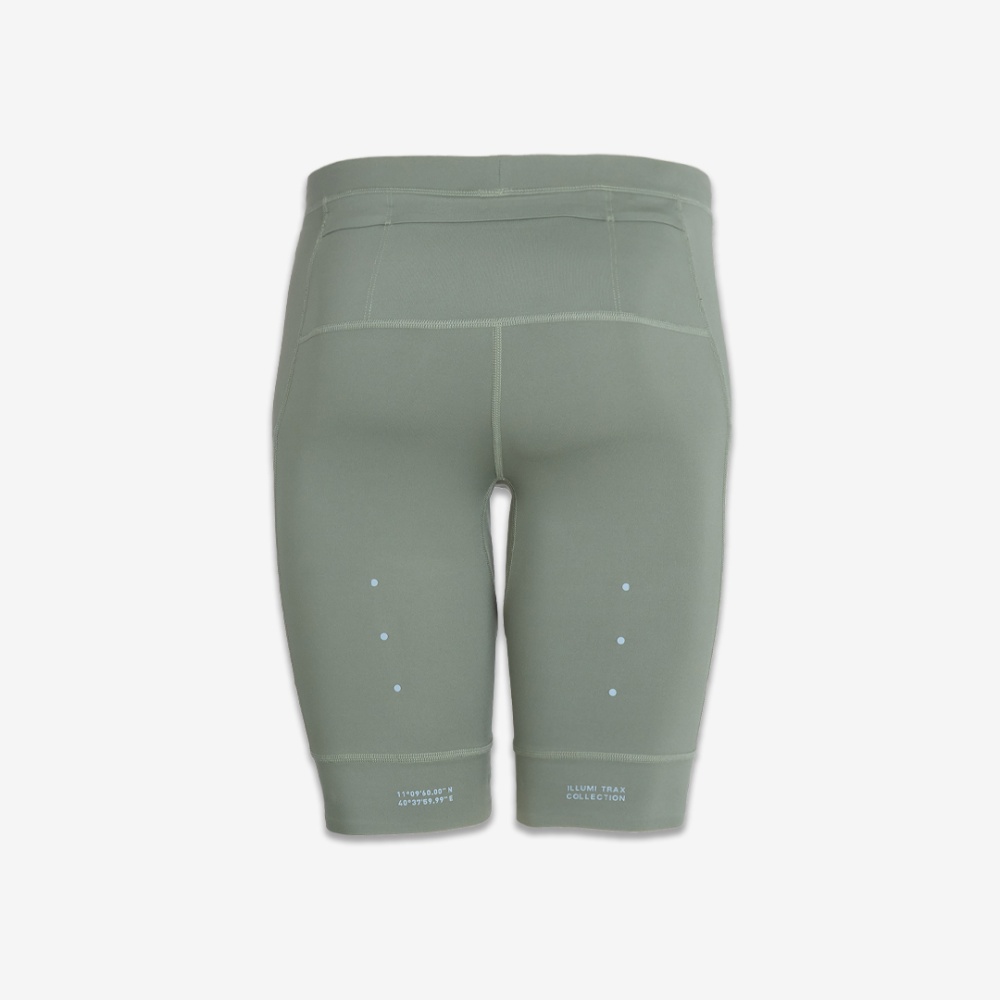 아틀라스 콜렉티프 일루미 트랙스 V2 남성 러닝 하프 타이즈 올리브(Atlas COLLECTIF Illumi Trax V2 MENS Running Half Tights OV) - 2