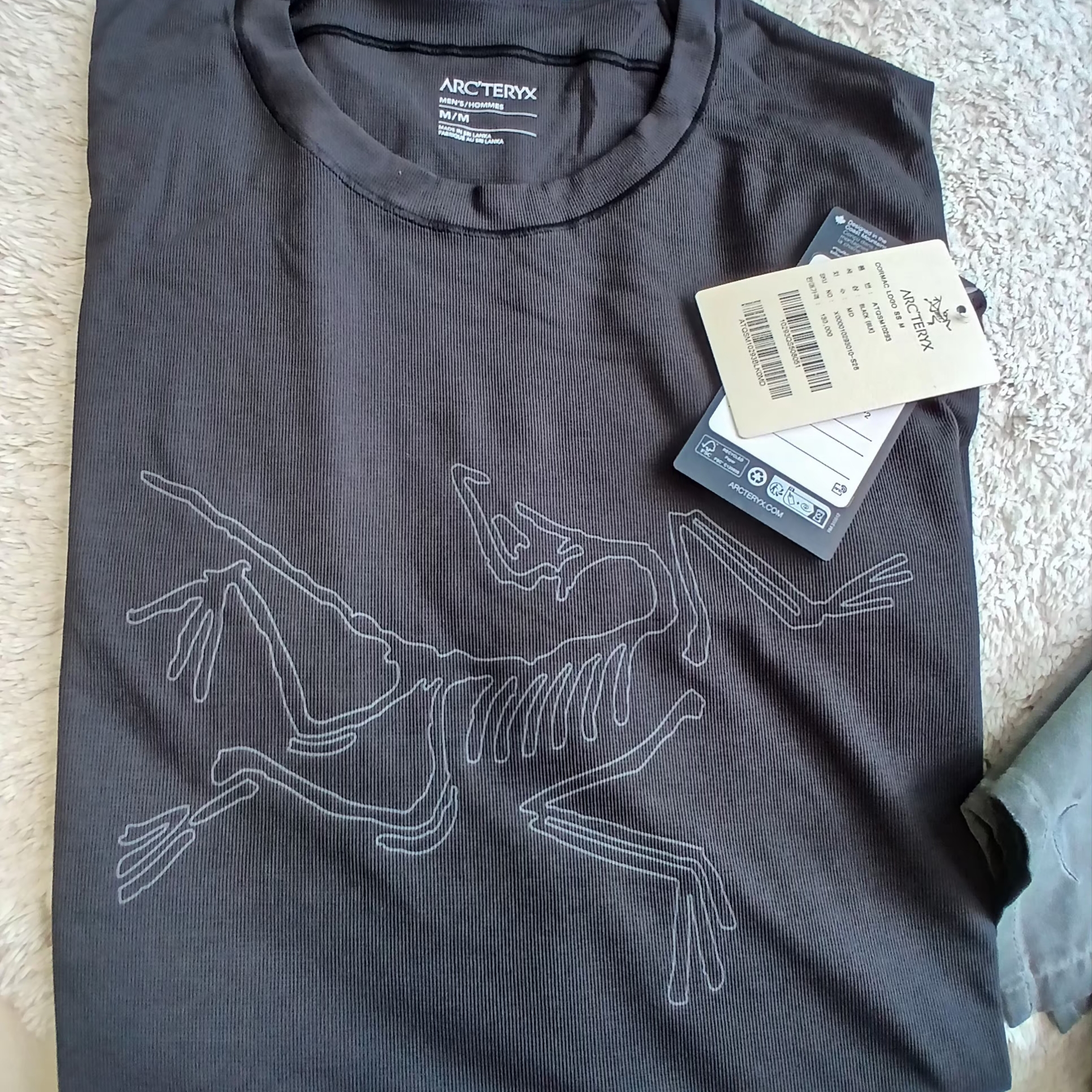 Arc'teryx Cormac Logo SS Shirt Black, Nike N.A.C. Unlimited 7 Inch Training Shorts Smoke Grey (IF2814-084) 착용 스타일 - 7