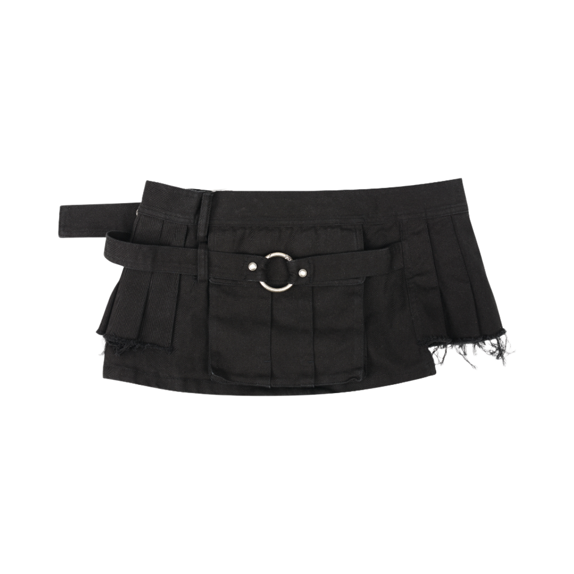 베이컨트 아카이브 닉스 레이어드 스커트 벨트 블랙(Vacant Archive Nyx Layered Skirt Belt Black) - 2