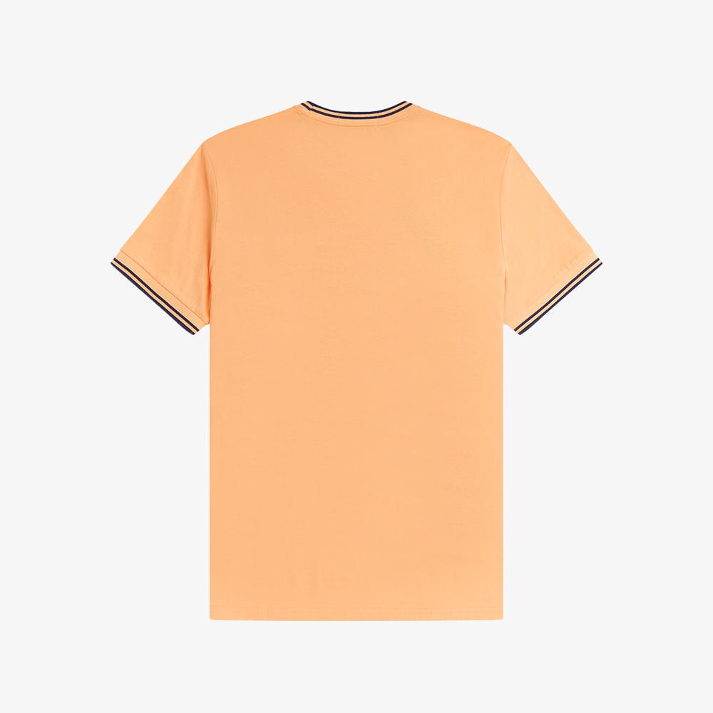 프레드페리 트윈 팁 티셔츠 피치 프렌치네이비(Fred Perry Twin Tipped T-Shirt Peach French Navy) - 6