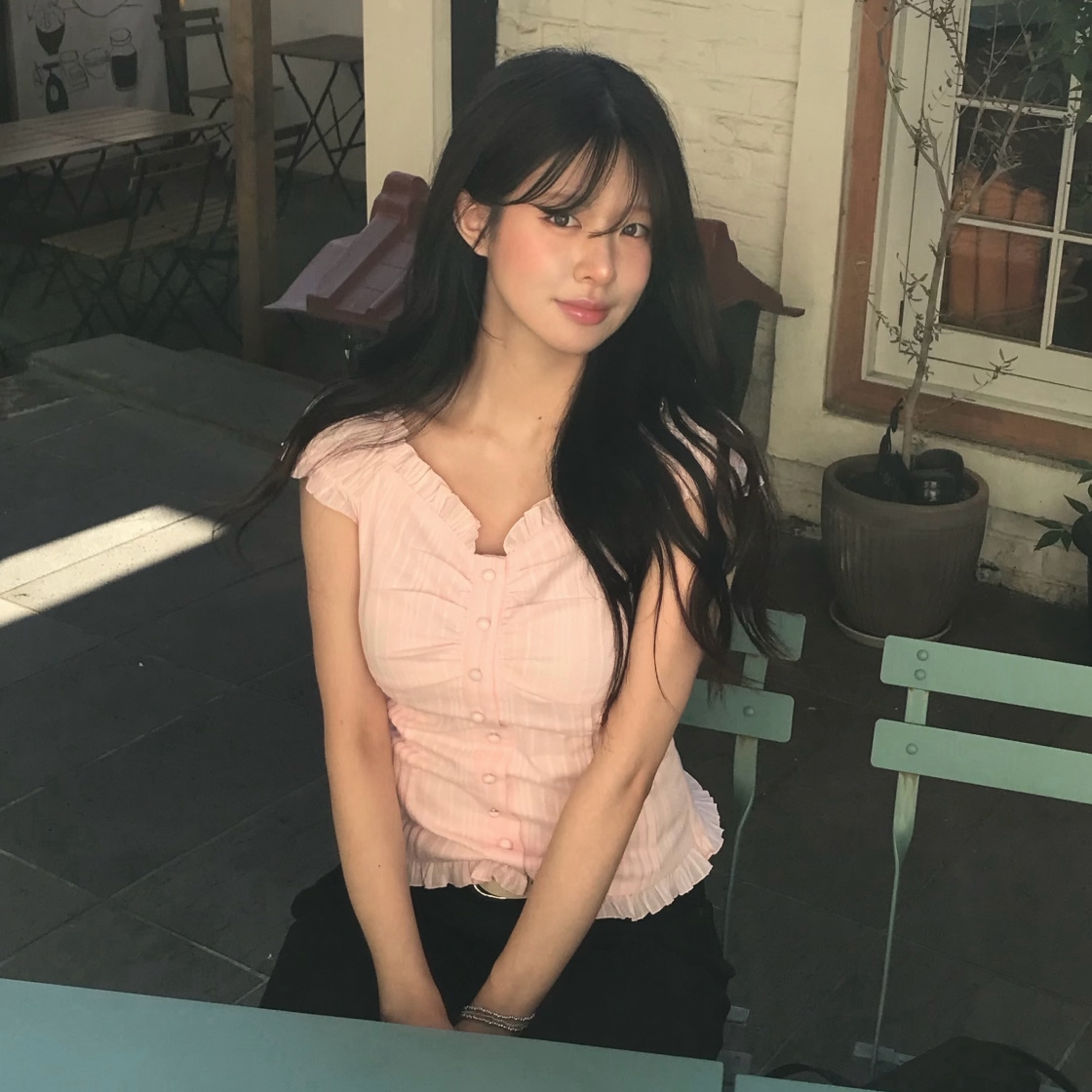라츠유 엘라 블라우스 라이트 핑크(LOTS YOU Ella Blouse Light Pink) - 5