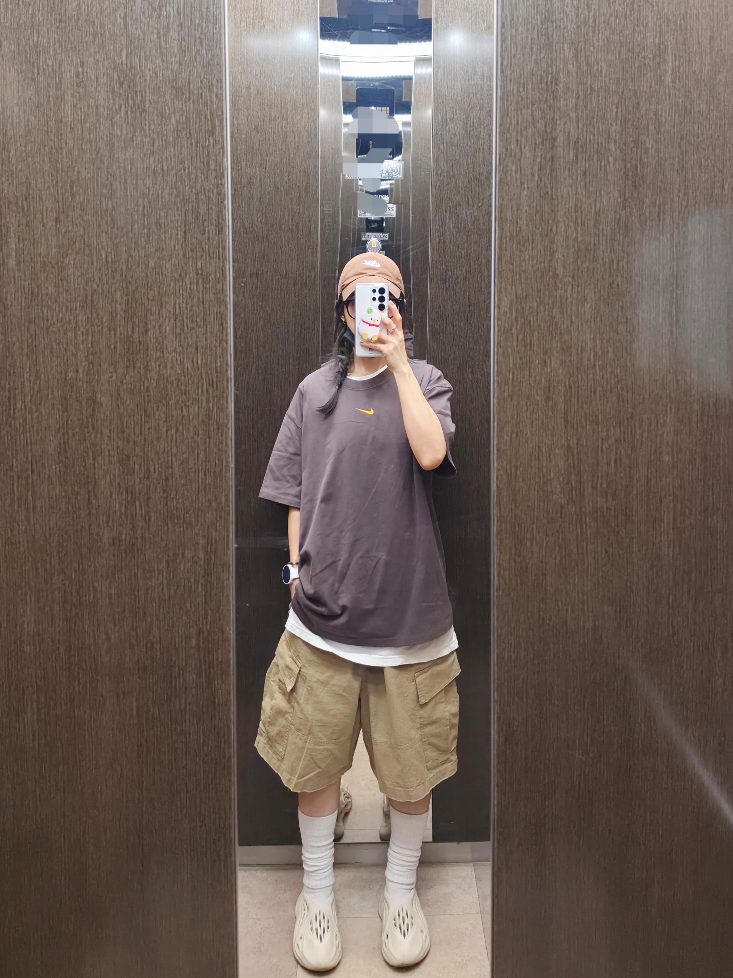 Nike x Drake Nocta NRG CS T-Shirt Baroque Brown Yellow Ochre - Asia, Nike Heritage 86 Futura Washed Cap Brown 착용 스타일