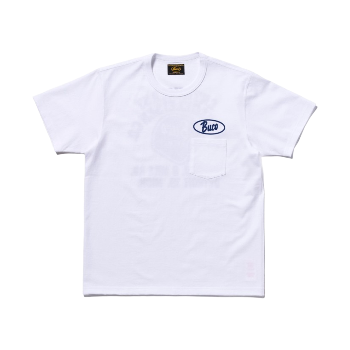 BC25005-010 The Real McCoy's Buco Enthusiast T-Shirt White