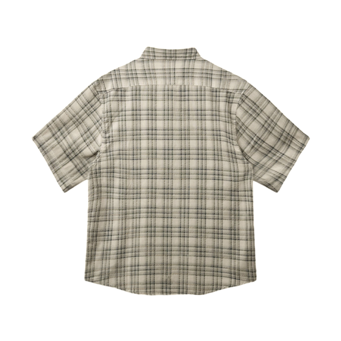해칭룸 애로우 셔츠 오버 다이드 체크 버터(Hatchingroom Arrow Shirt Over Dyed Check Butter) - 2