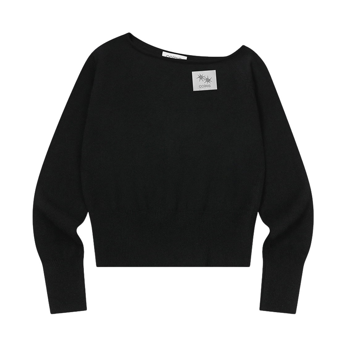 코이리스 베온 원 숄더 니트 블랙(Coiris Beon One Shoulder Knit Black) - 1