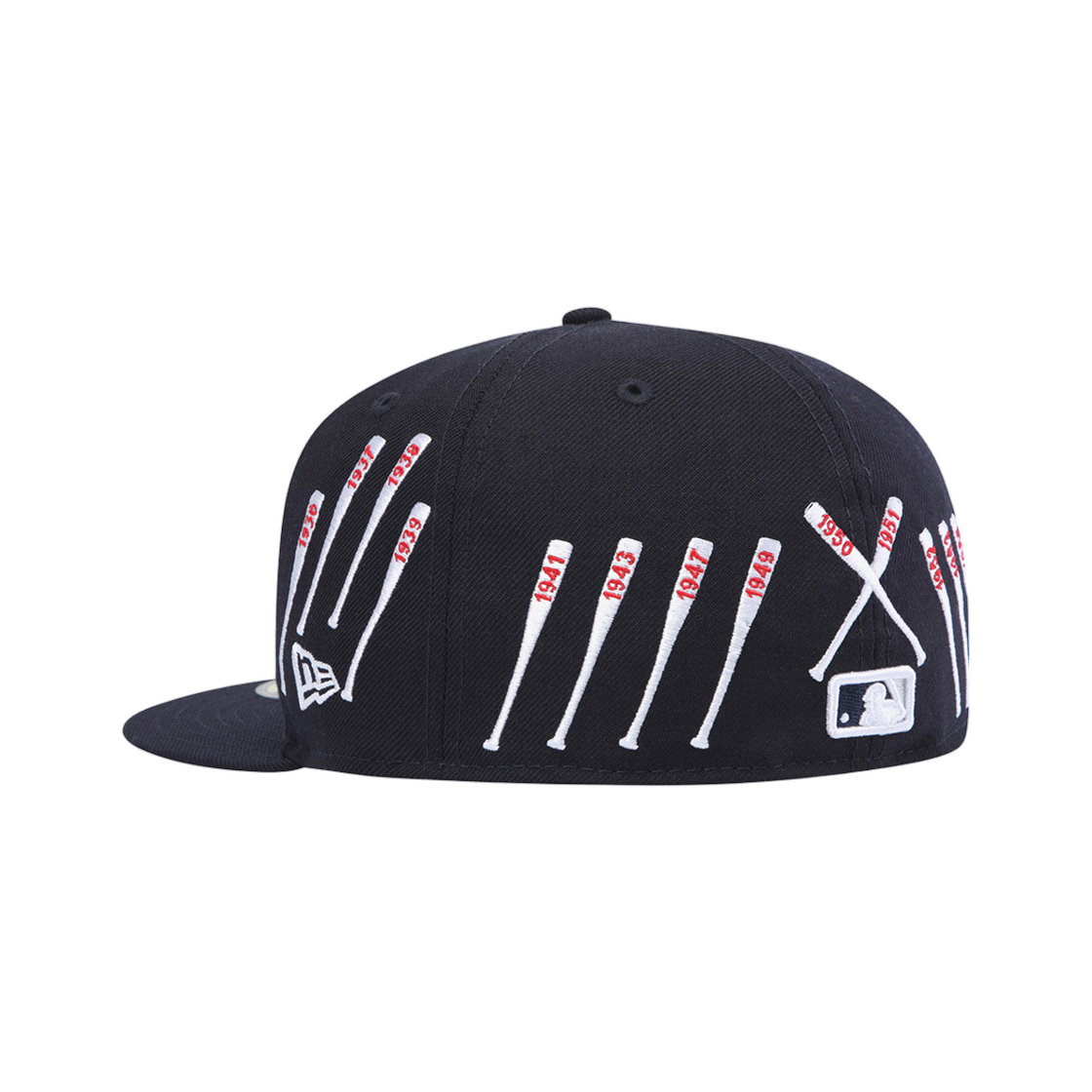 뉴에라 MLB 스파이크 리 뉴욕양키스 월드 시리즈 챔피언스 배츠 피티드캡 네이비(New Era MLB Spike Lee New York Yankees World Series Champions Bats Fitted Cap Navy) - 2