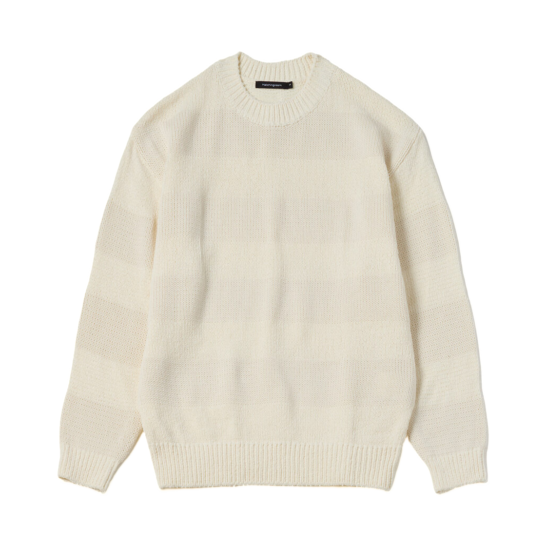 - Hatchingroom Stripe Knit Ivory
