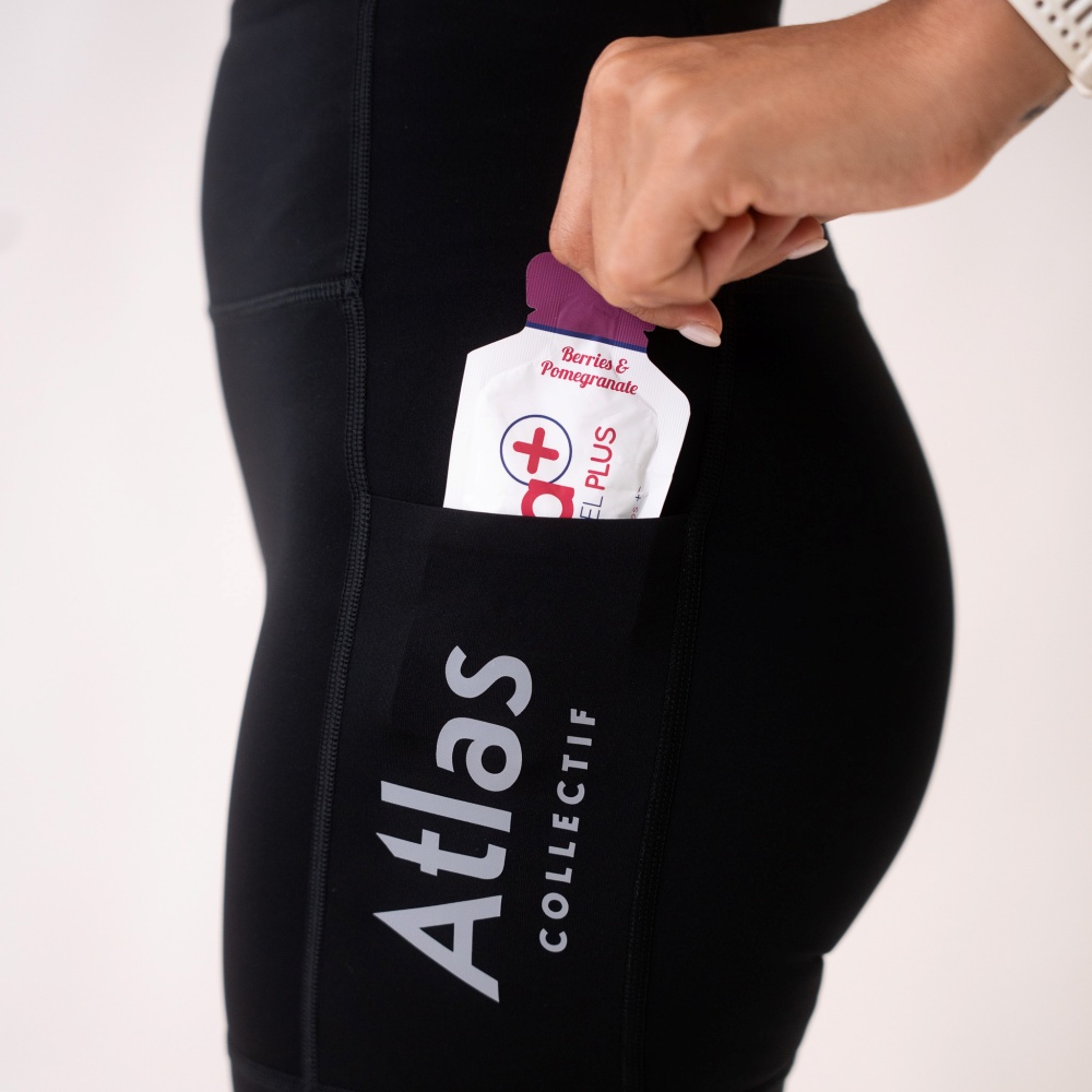 아틀라스 콜렉티프 일루미 트랙스 V2 여성 러닝 하프 타이즈 블랙(Atlas COLLECTIF Illumi Trax V2 WMNS Running Half Tights BK) - 5