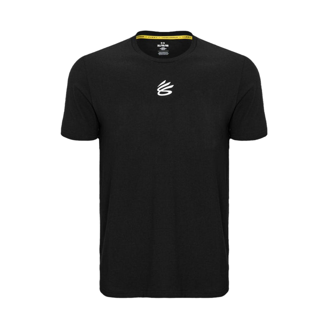 1377545-001 Under Armour Curry Logo T-Shirt Black