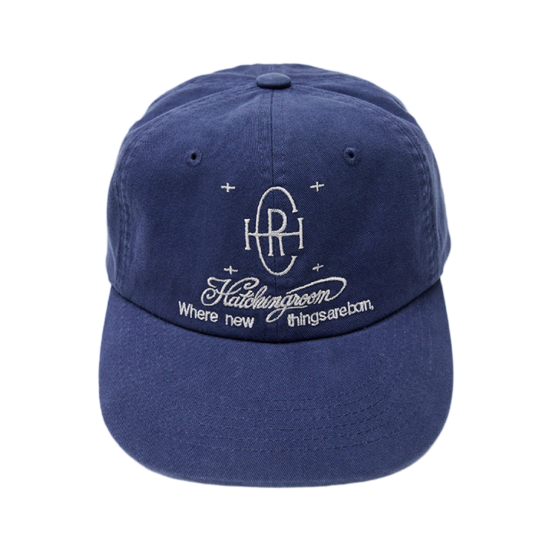 해칭룸 로고 캡 워시드 프렌치 블루(Hatchingroom Logo Cap Washed French Blue)