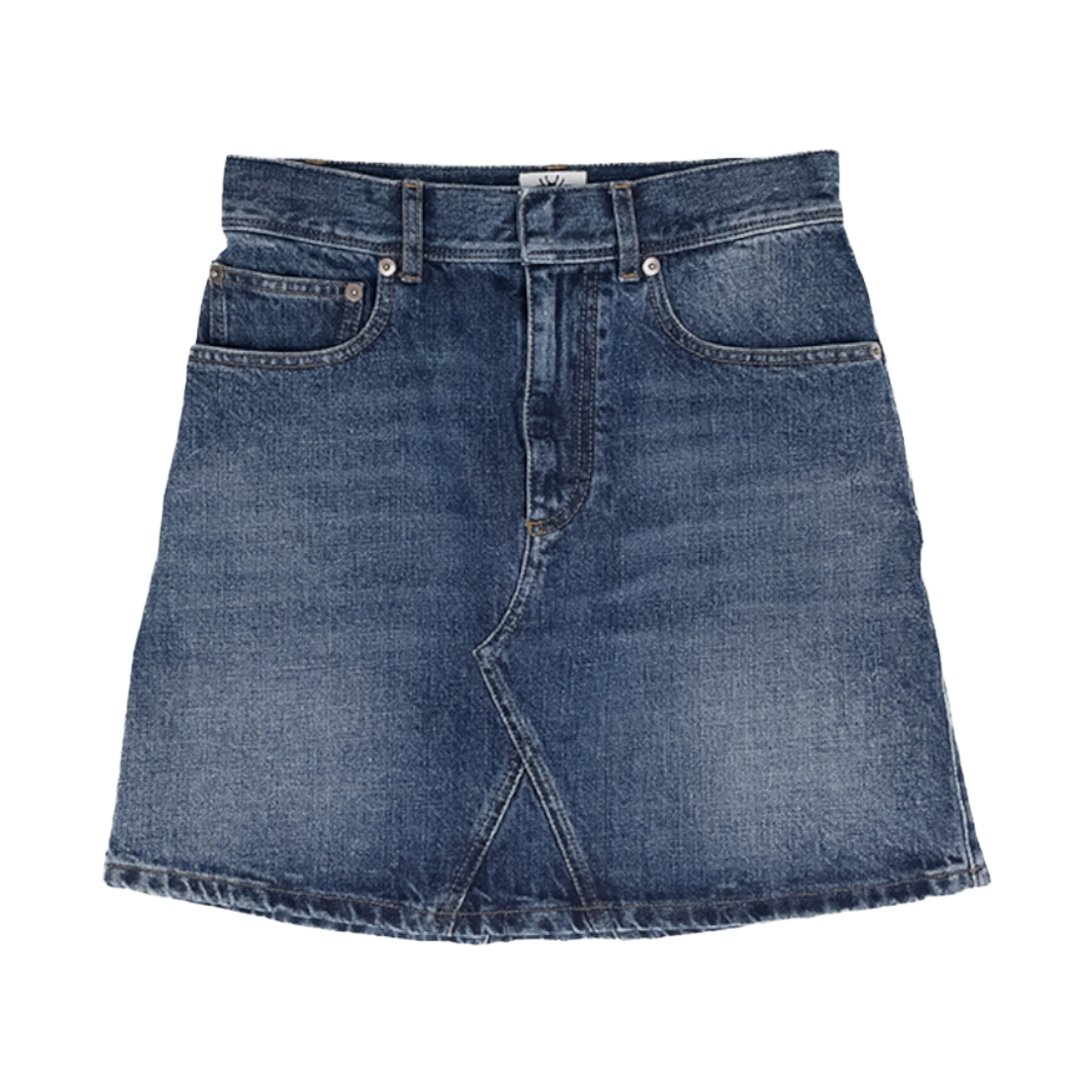 디올 데님 미니 스커트 34 블루 (6ET0933)(Dior Denim Mini Skirt Blue)