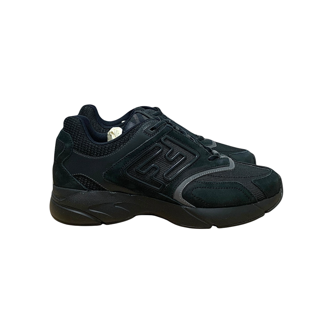 ITV7CS8T3ANQ Fendi Paster Nubuck Leather Low-Top Sneakers
