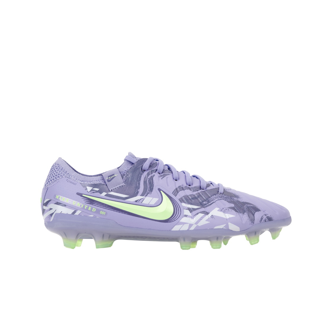 HF1592-500 Nike Tiempo Legend 10 Elite FG Purple Agate Barely Volt