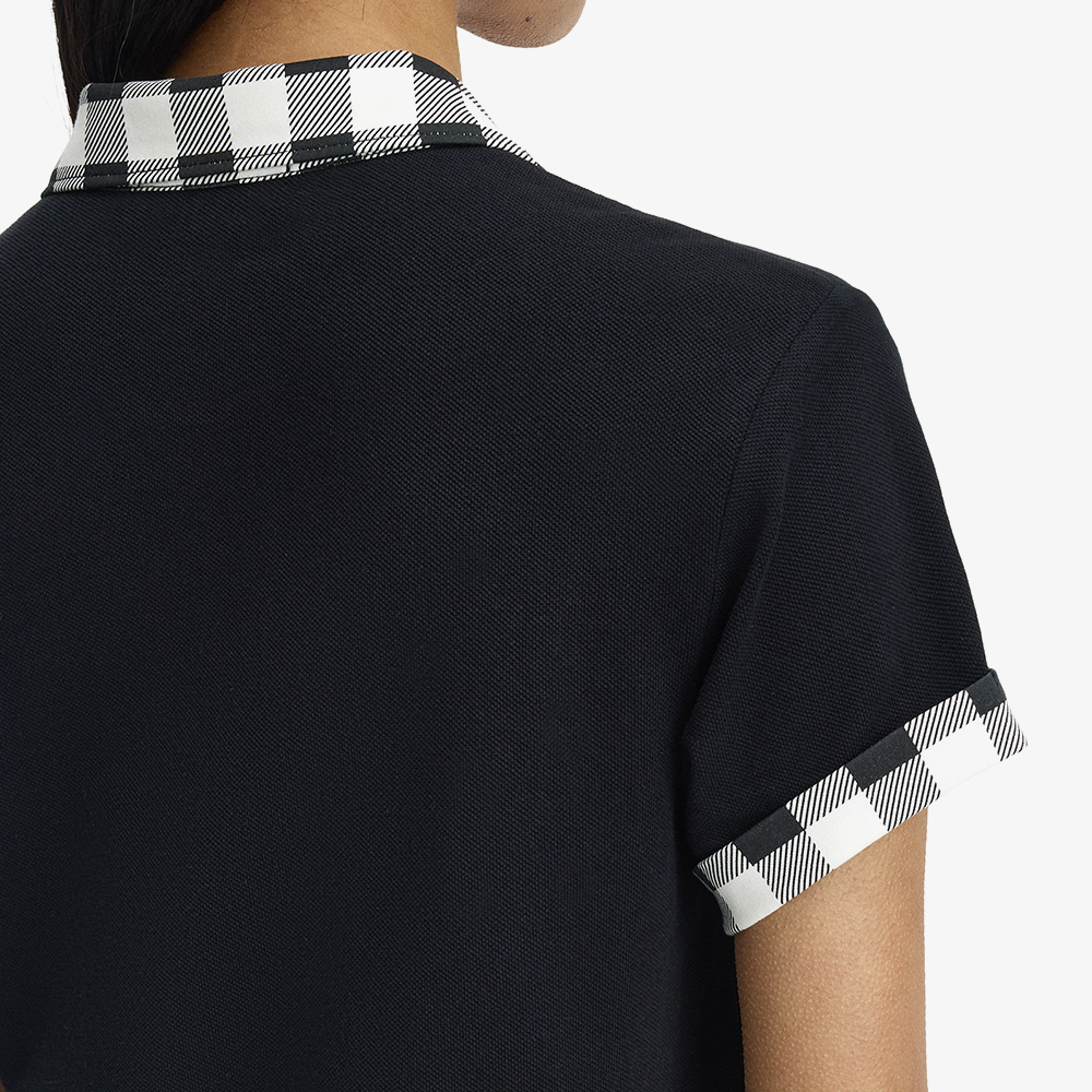 프레드페리 x 에이미와인하우스 프린트 트림 폴로 셔츠 블랙(Fred Perry x Amy Printed Trim Polo Shirt Black) - 4