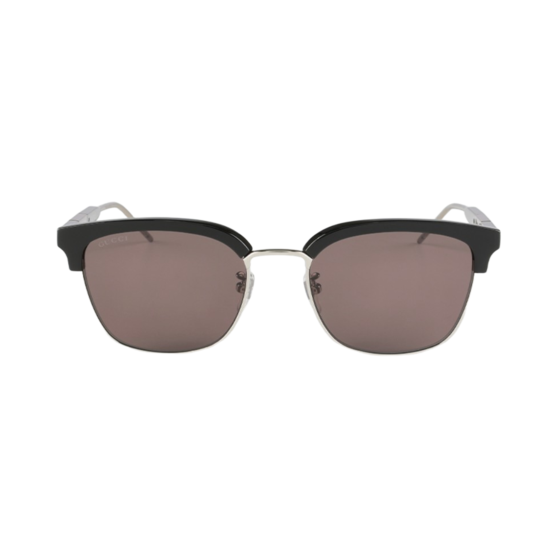 GG0846SK-002 Gucci Square Frame Acetate Sunglasses Black Brown