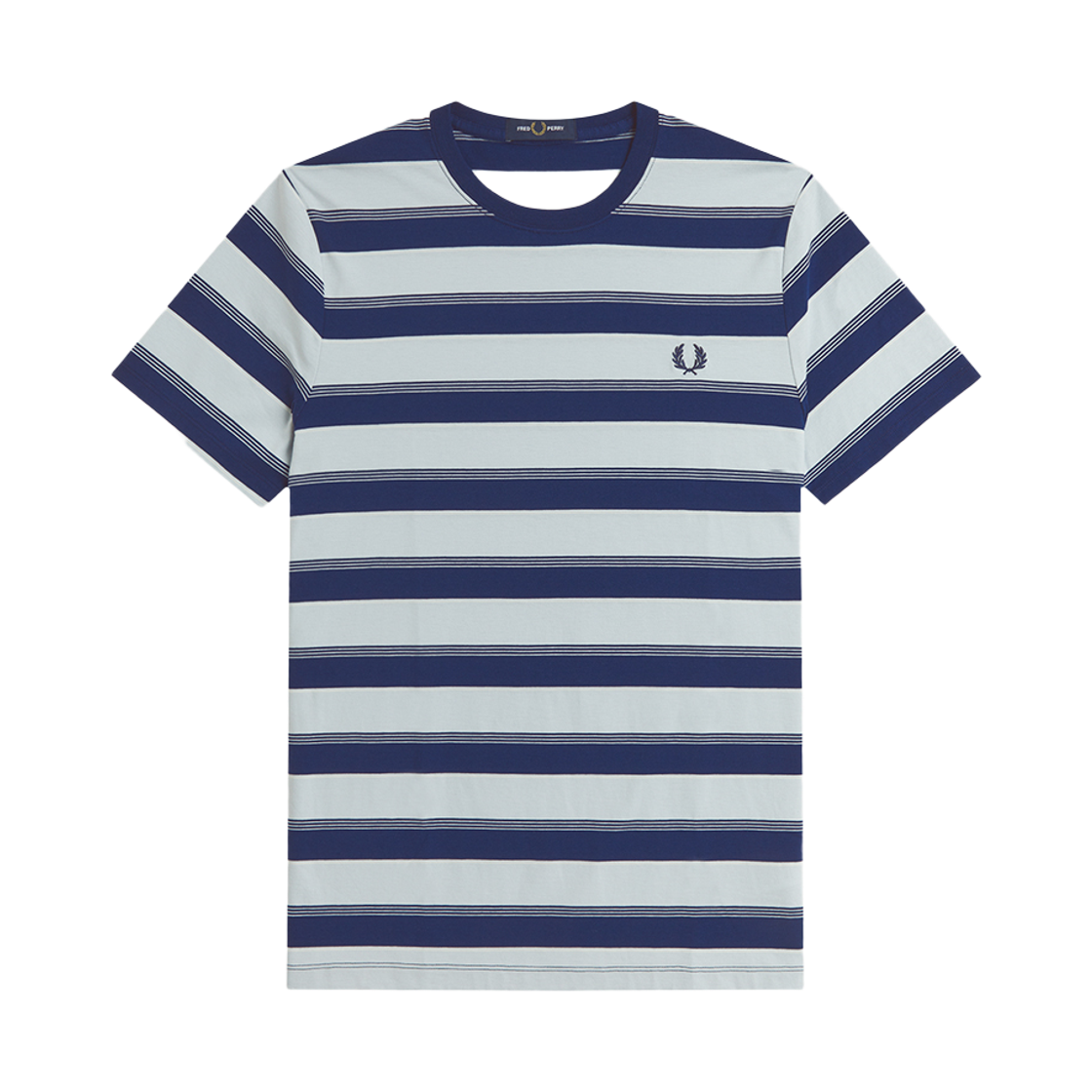 프레드페리 프레드페리 파인 스트라이프 티셔츠 프렌치 네이비(Fred Perry Fine Stripe T-Shirt FRENCH Navy)