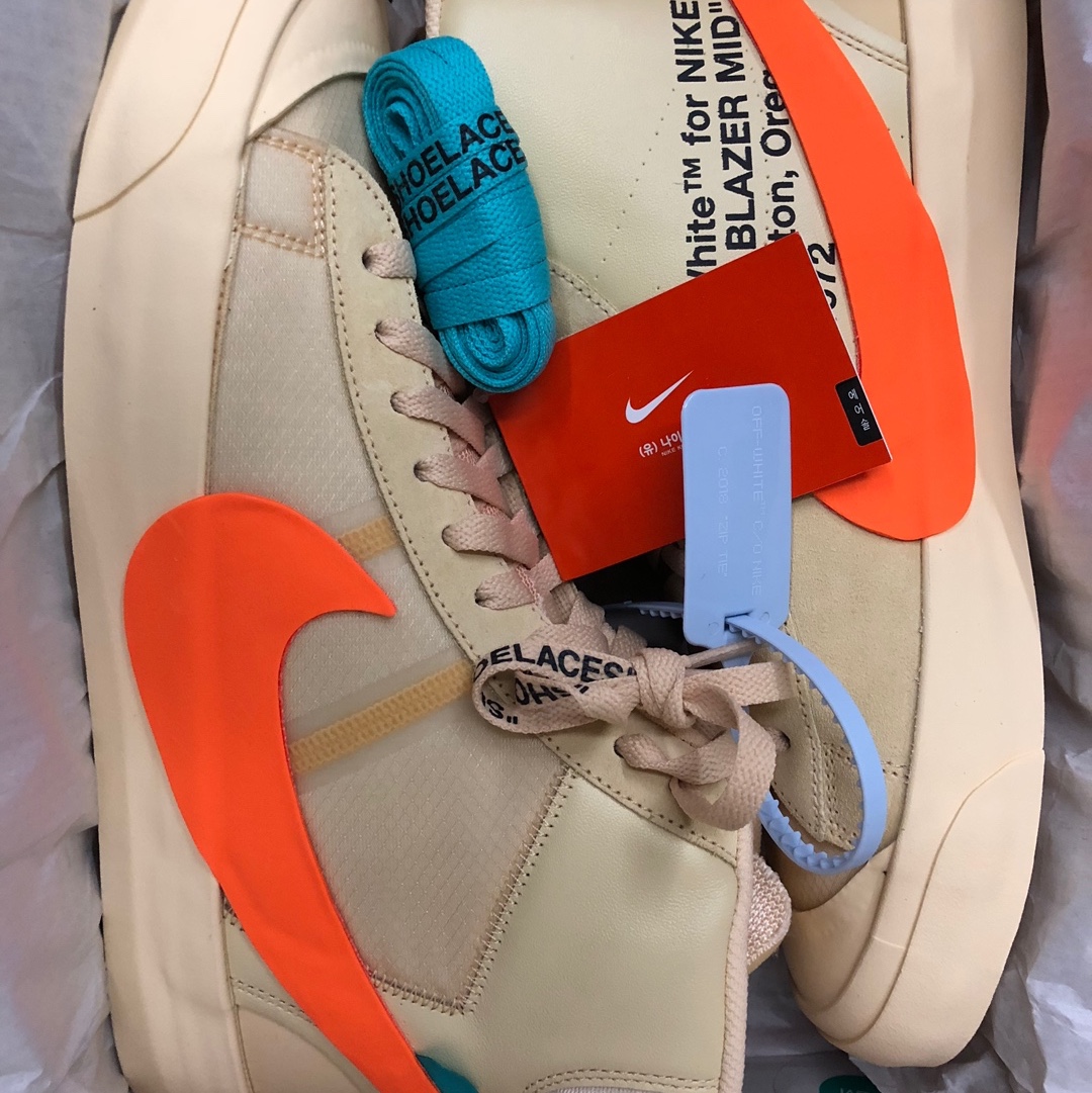 Nike x Off-White Blazer Mid Off-White All Hallow's Eve 착용 스타일