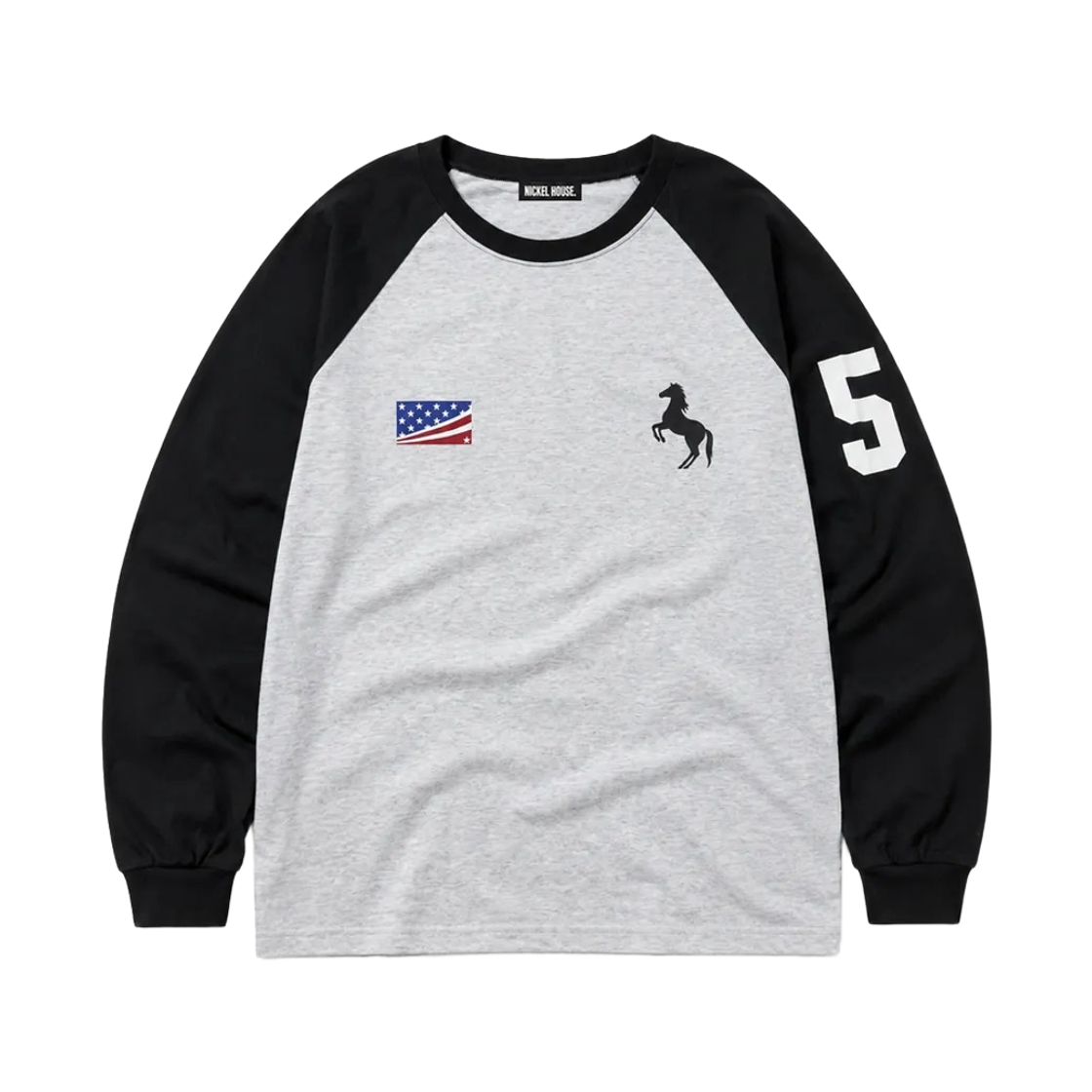 닉켈하우스 동키 나그랑 롱슬리브(NICKELHOUSE DONKEY RAGLAN LONG SLEEVE)