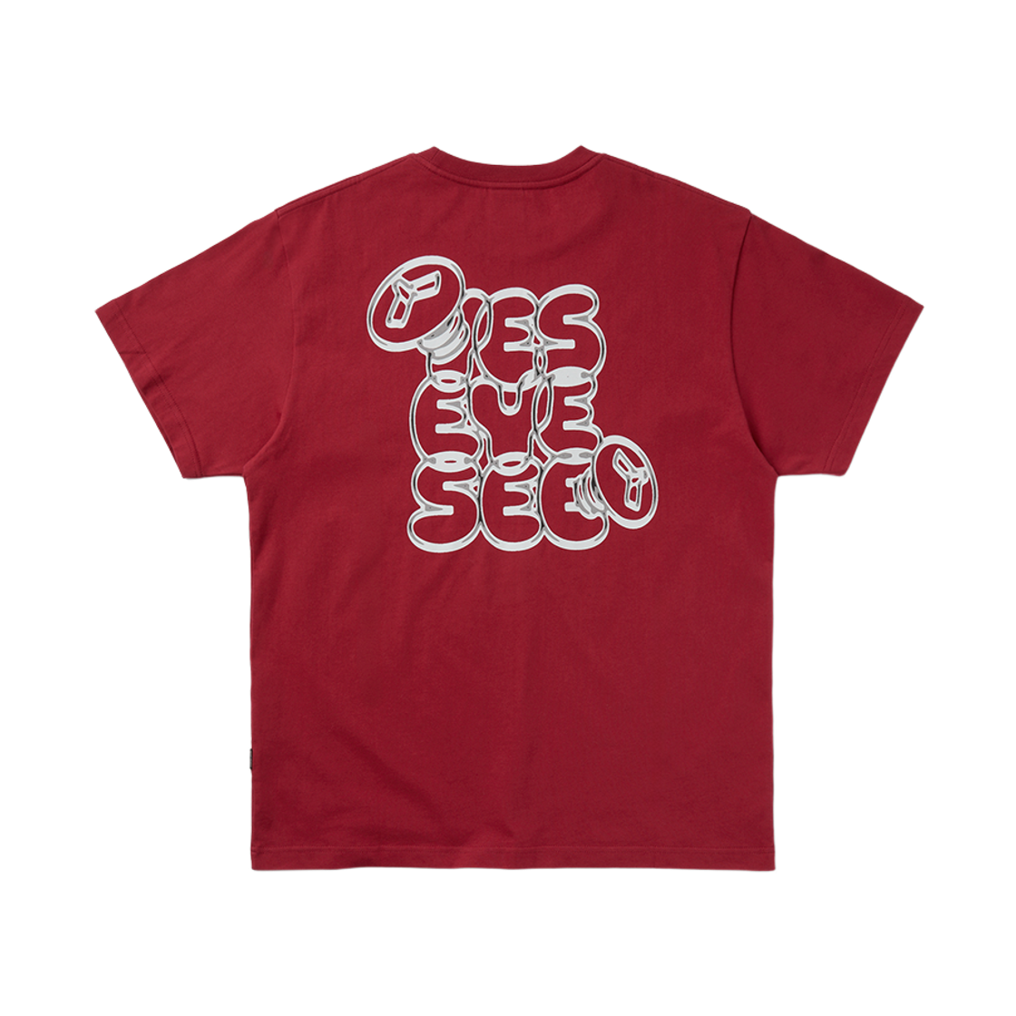 예스아이씨 더 키딩 헤즈 프레임 티셔츠 레드(YESEYESEE The Kidding Heads Frame Tee Red) - 2