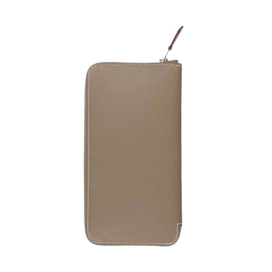 ITHNE395TRGI Hermes Silk Long Wallet in Etoupe H084387CKAH