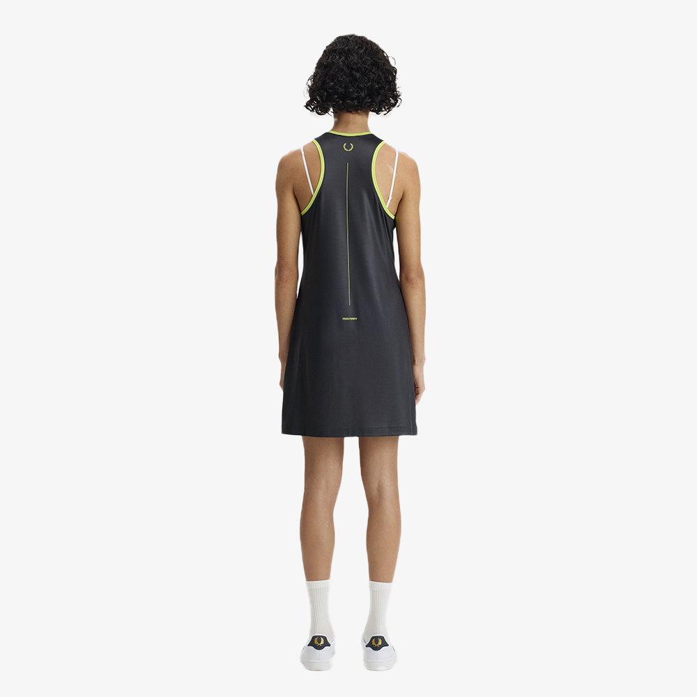 프레드페리 우먼즈 테니스 프린트 드레스 앵커 그레이(Fred Perry Womens Tennis Printed Dress Anchor Grey) - 3