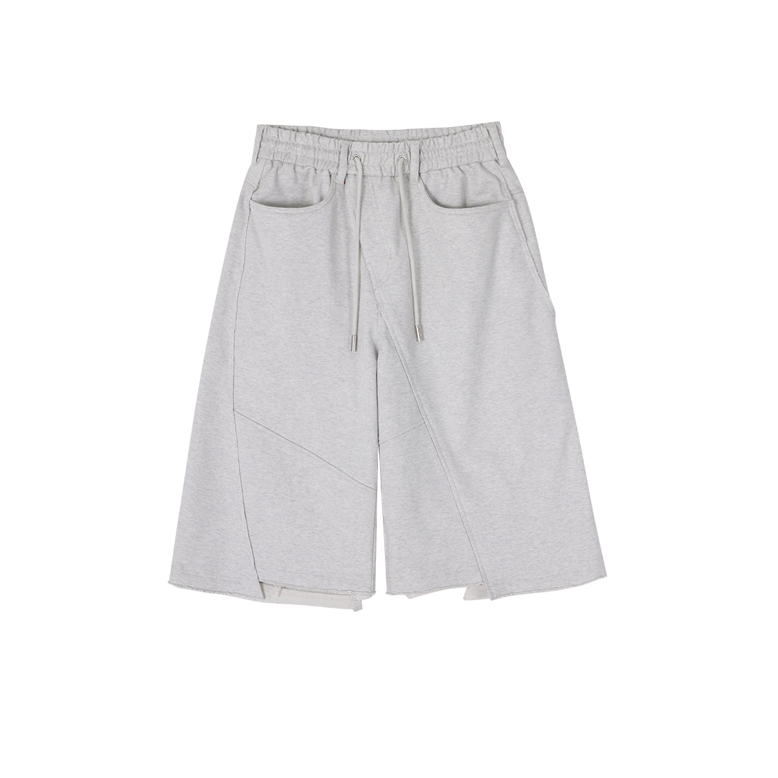 송지오 컬렉션 바이어스 캐스트 스웻 쇼츠 라이트 그레이(SONGZIO COLLECTION BIASCAST SWEAT SHORTS LIGHT GREY)