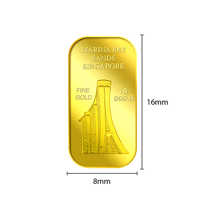 퓨어골드 24K 순금 싱가폴 프리미엄 골드바 1g 마리나배이샌즈(puregoldsg Marina Bay Sands 1g Gold Bar) - 5