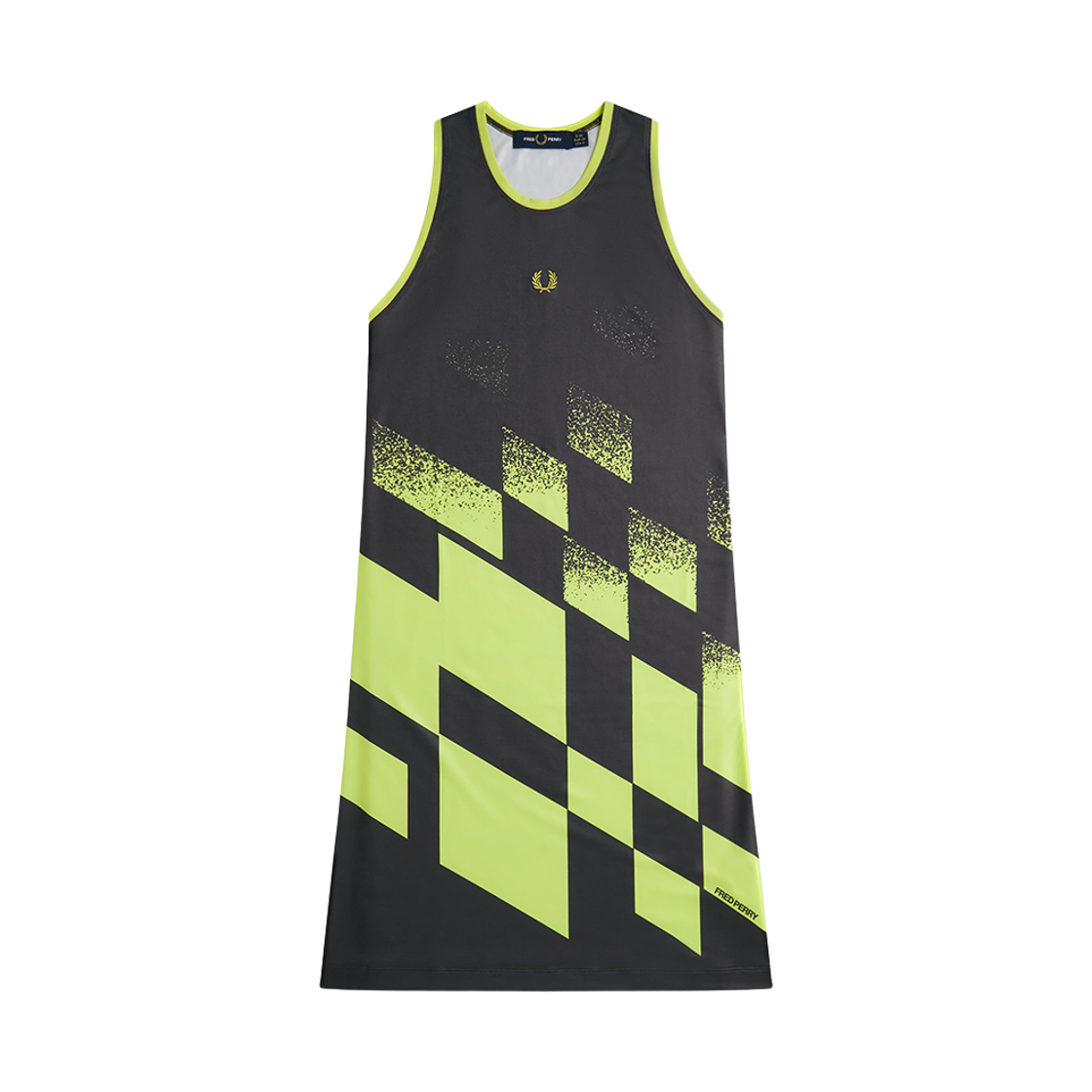 프레드페리 우먼즈 테니스 프린트 드레스 앵커 그레이(Fred Perry Womens Tennis Printed Dress Anchor Grey) - 1