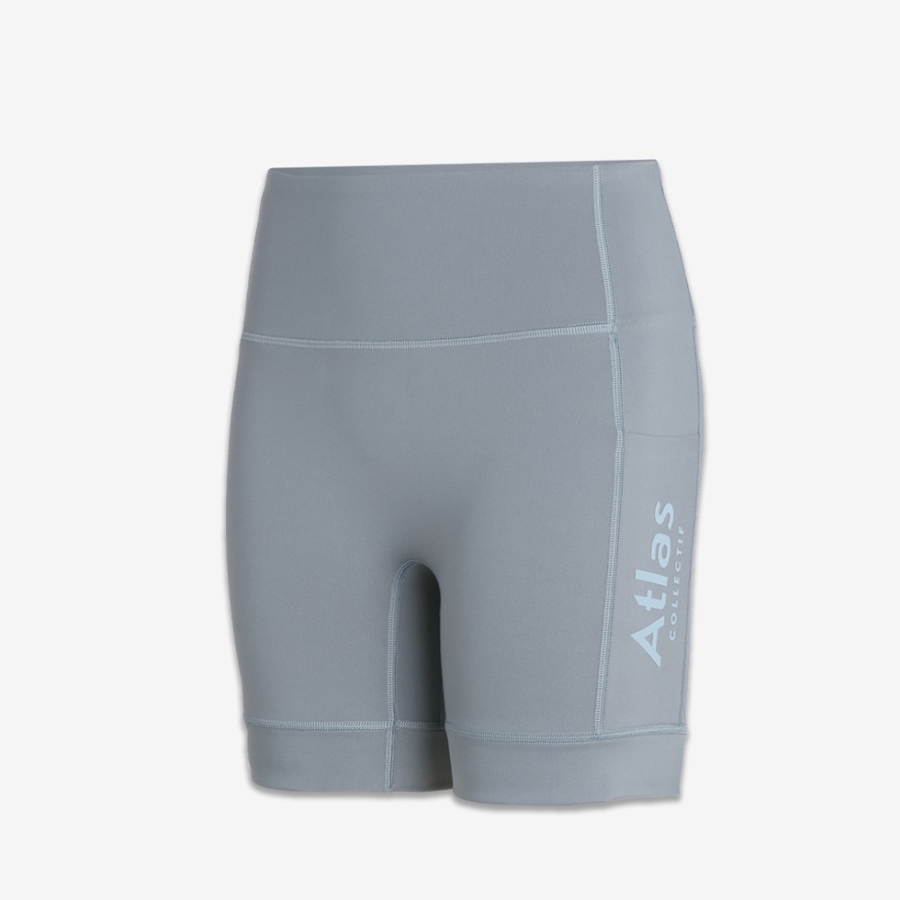 아틀라스 콜렉티프 일루미 트랙스 V2 여성 러닝 하프 타이즈 그레이(Atlas COLLECTIF Illumi Trax V2 WMNS Running Half Tights GE) - 3