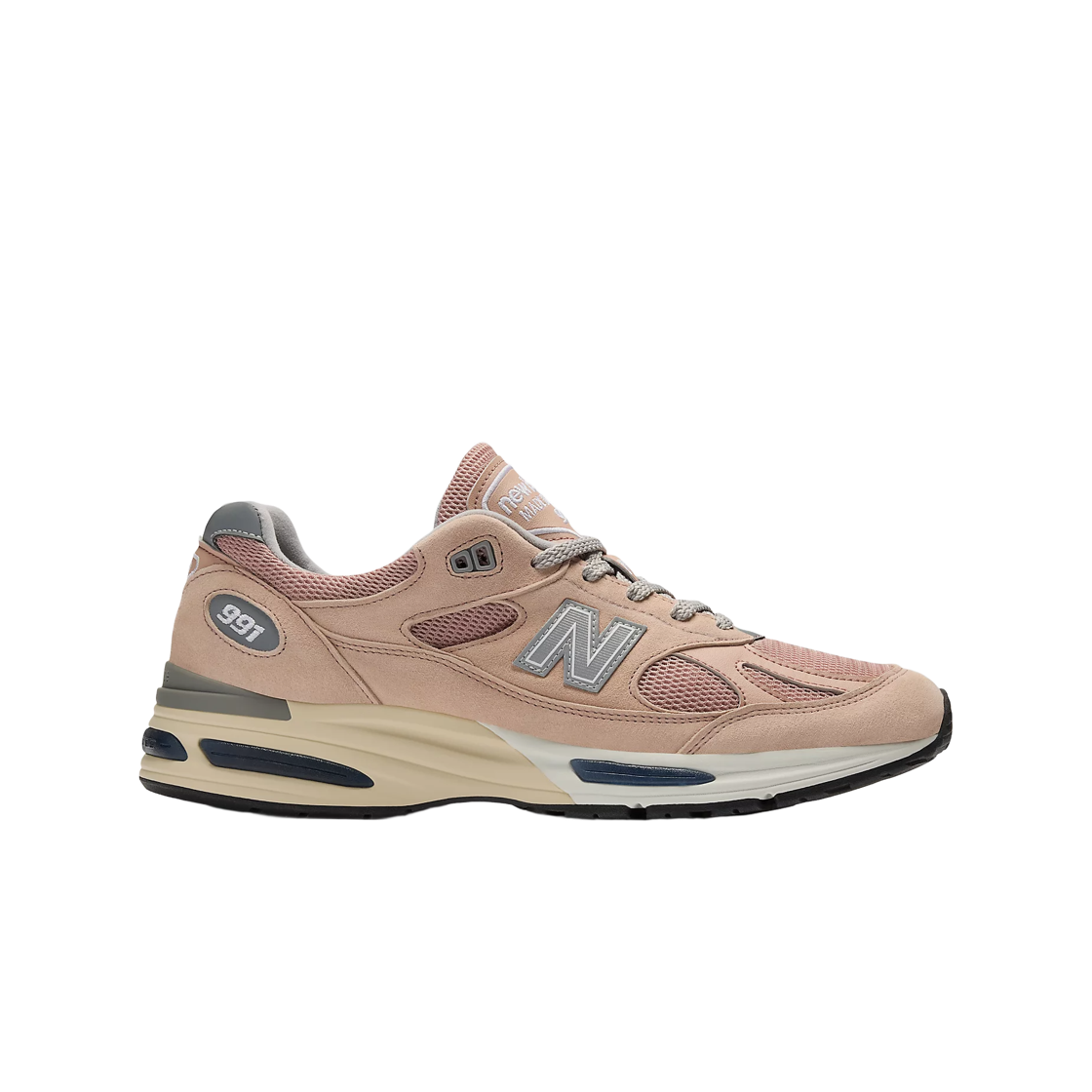 U991RB2 New Balance 991v2 Made in UK Mahogany Rose Silver
