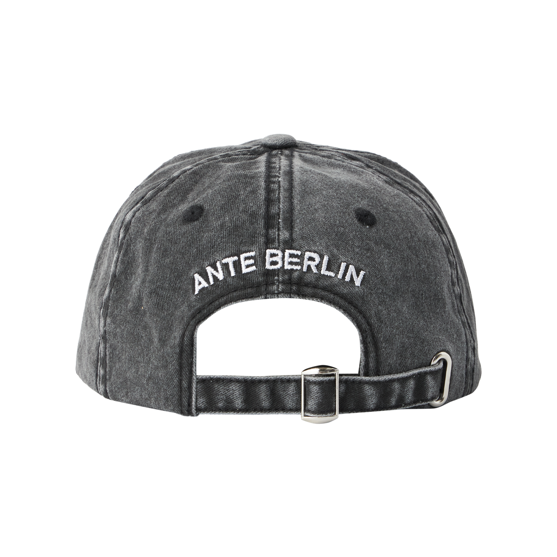 안테 베를린 수베니어 캡 워시드 블랙 - 26FW(Ante Berlin Souvenir Cap Washed Black - 26FW) - 4