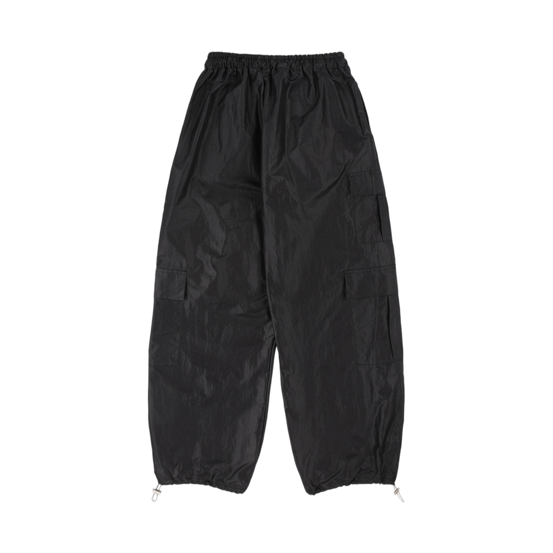 (W) 팬시 클럽 플렛 나일론 카고 팬츠 블랙((W) Fancy Club Flat Nylon Cargo Pants Black) - 2