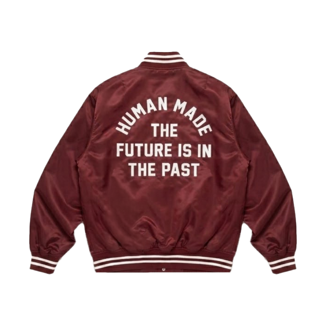 - Human Made Nylon Stadium Jacket Jamsil Burgundy