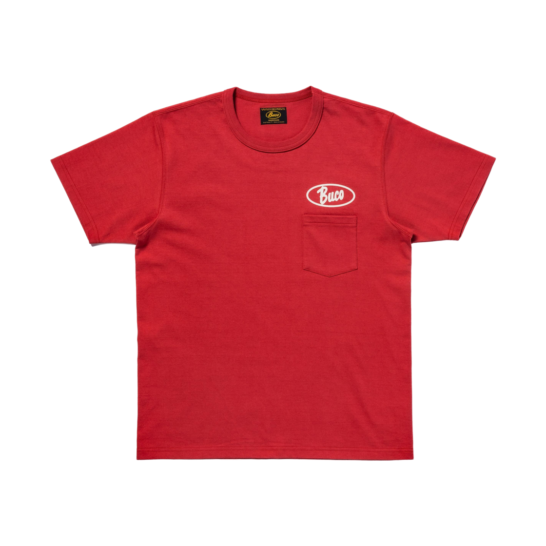 BC25005-091 The Real McCoy's Buco Enthusiast T-Shirt Cherry