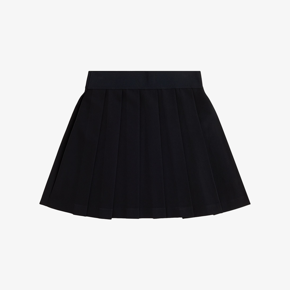 프레드페리 우먼즈 스트라이프 테잎 플리츠 스커트 블랙 샴페인(Fred Perry Womens Stripe Tape Pleated Skirt Black Champagne) - 6