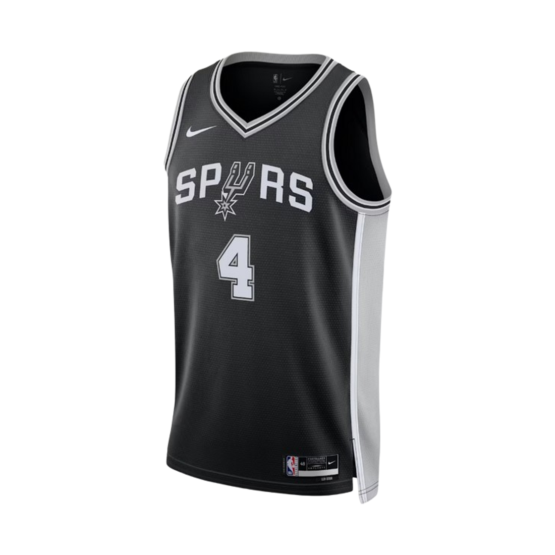 나이키 샌안토니오 스퍼스 아이콘 에디션 드라이핏 NBA 스윙맨 저지 블랙 (DN2022-022) (마킹 버전)(Nike San Antonio Spurs Icon Edition Dri-Fit NBA Swingman Jersey Black (DN2022-022) (Marking Ver.)) - 1