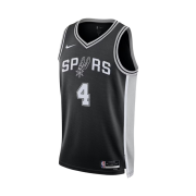 Nike San Antonio Spurs Icon Edition Dri-Fit NBA Swingman Jersey Black (DN2022-022) (Marking Ver.)